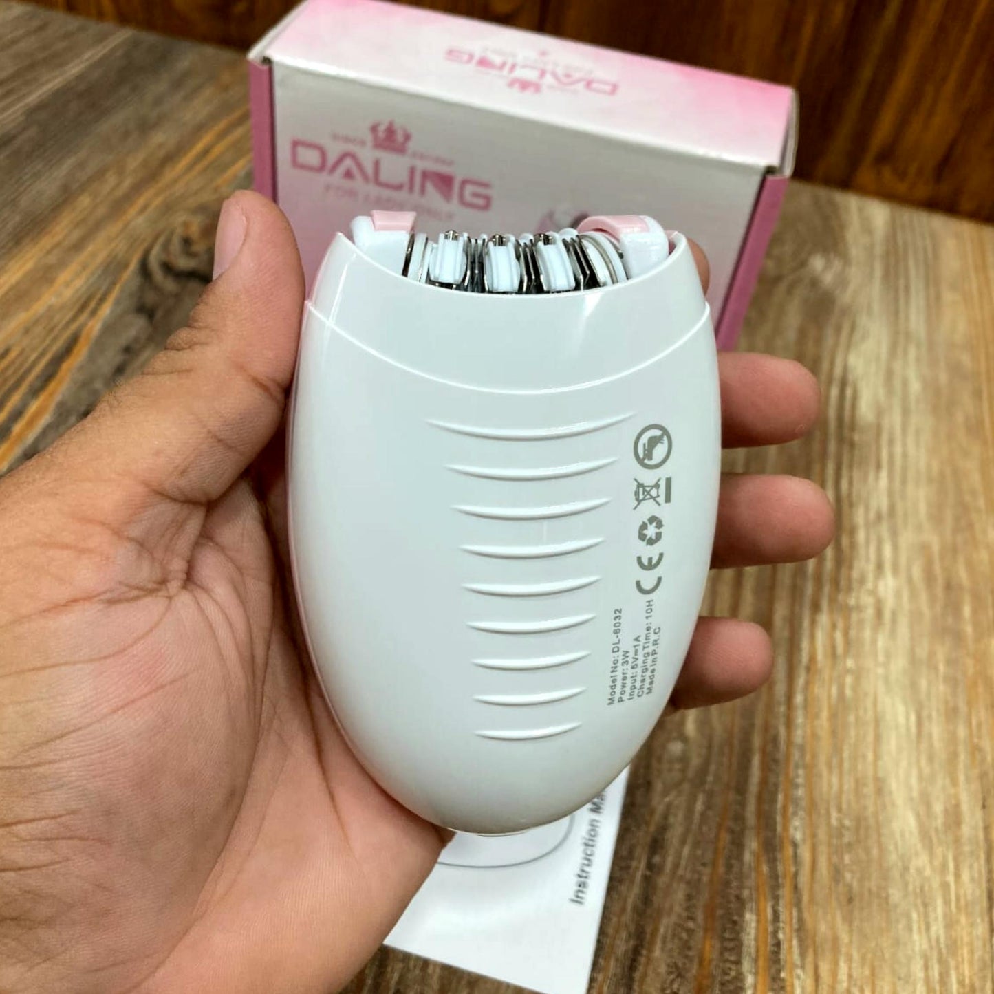 Ladies Rechargeable Epilator Hair Removal Machine