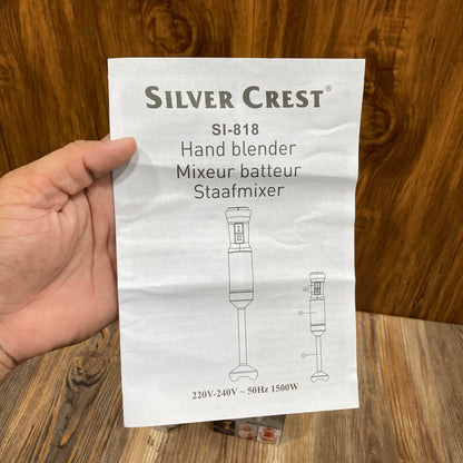 Silver Crest 1500w stainless steel hand blender 4 blades