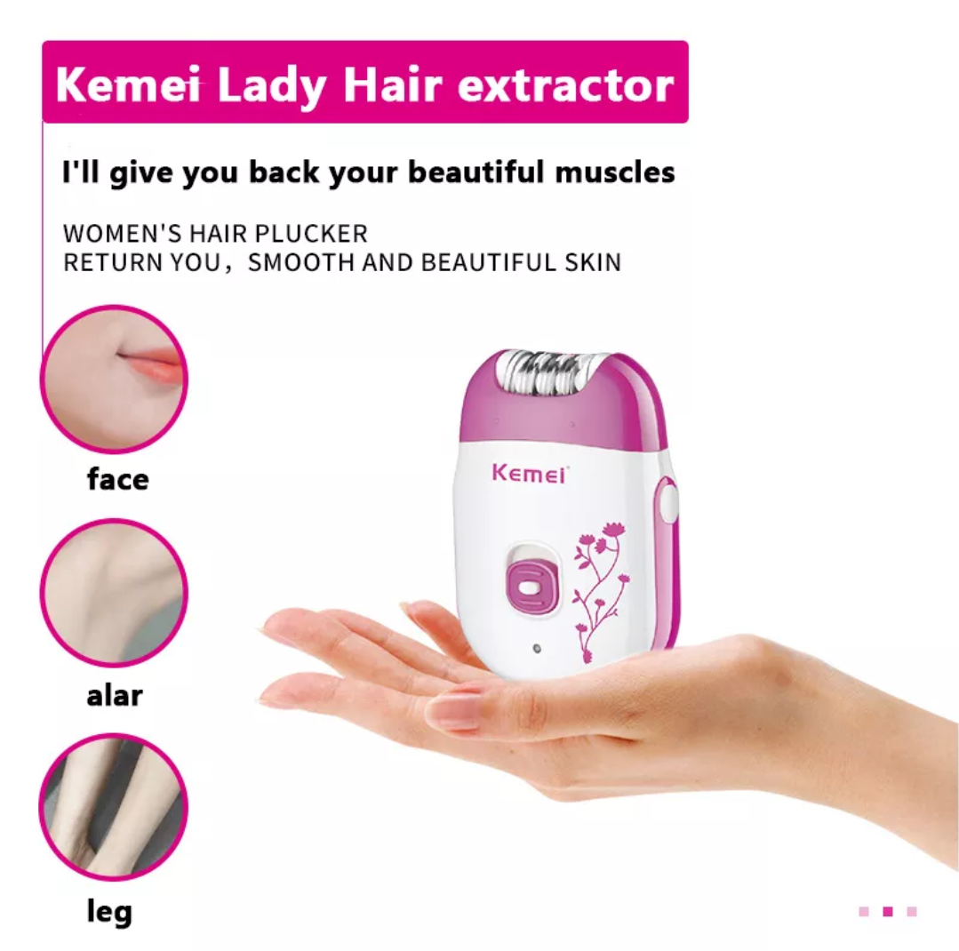 Kemie Rechargeable Epilator Hair removal machine for Ladies