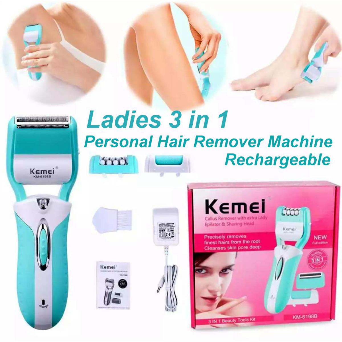 3 in 1 Rechargable Epilator Hair Removal